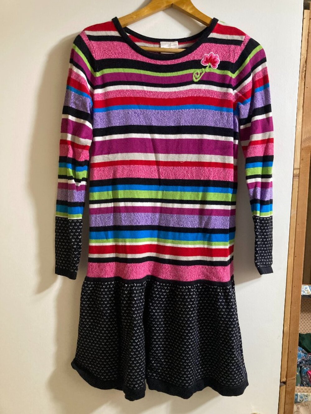 Hanna Andersson Girls Cotton Sweater Dress